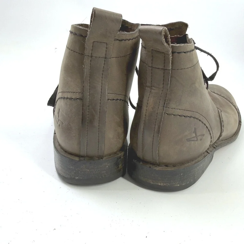 J Shoes Estate Boots Men 10‎ Brown Leather Heritage Indie Hipster Gorpcore